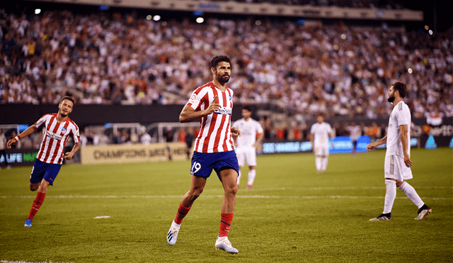 Atlético de Madrid humilló al Real Madrid goléandolo por 7-3 en la International Champions Cup 2019. | Foto: AFP