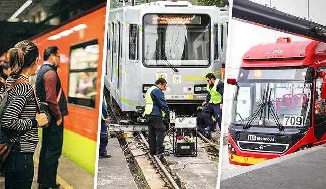 Metro, Metrobús y Tren Ligero en México: ¿cuáles son las fechas de reanudación del sistema de transportes? Foto: composición / Piqsels, Armando Monroy- Cuartoscuro Y Gobierno CDMX.