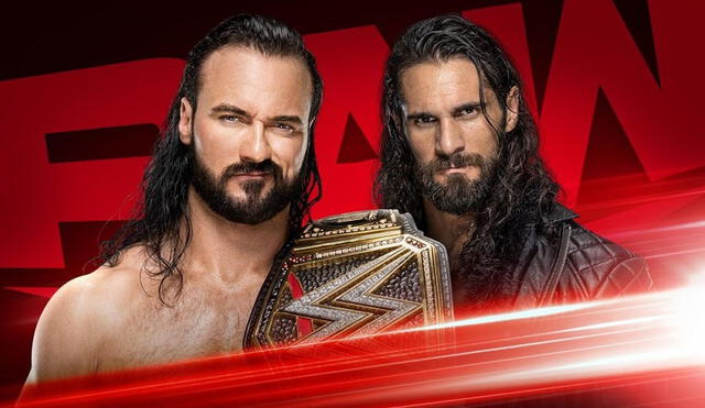 WWE RAW HOY EN VIVO con Drew McIntyre y Seth Rollins previo a Money in the Bank. Foto: WWE