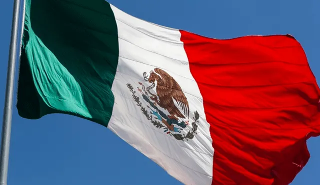 Día de la bandera en México.