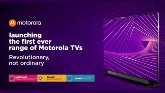 Moto TV con Android como sistema operativo.