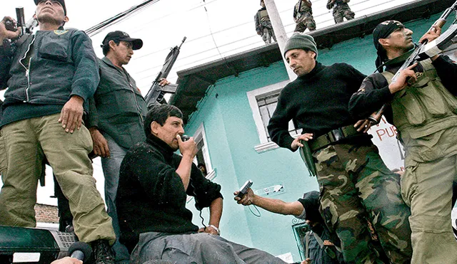 Caso. El Año Nuevo 2005, Antauro Humala y etnocaceristas atacaron comisaría de Andahuaylas. Foto: EFE