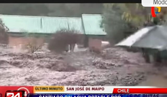 Chile: 27 distritos sin agua tras lluvias e inundaciones [VIDEO]