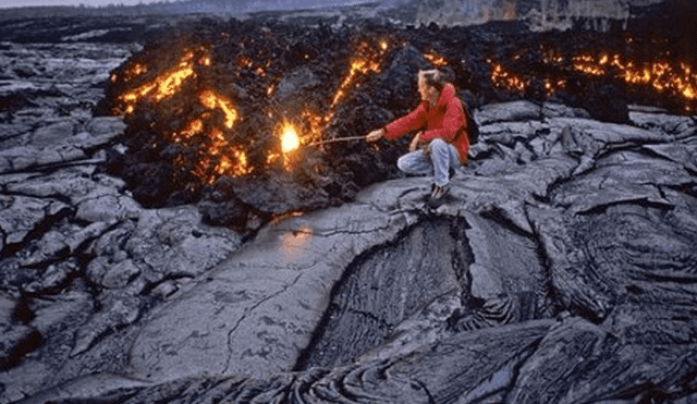 Google Maps: usuario recorre zona volcánica y descubre a turistas exponiendo su vida [VIDEO]