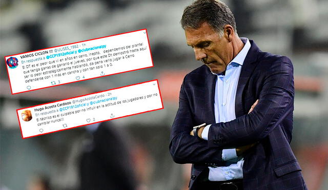 Miguel Ángel Russo no la pasa bien en Cerro Porteño. (Créditos: AFP)