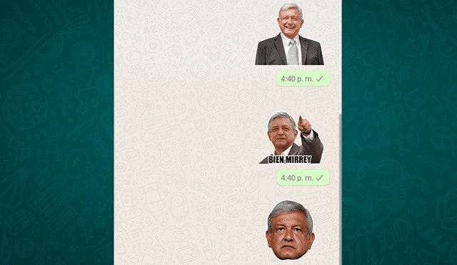 WhatsApp: estos son los divertidos stickers de AMLO que miles de mexicanos ya usan [FOTOS]