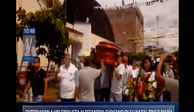 Tingo María: Alessandra Chocano fue enterrada con homenajes en su tierra natal