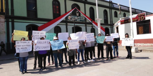 Protestan contra prueba de polígrafo