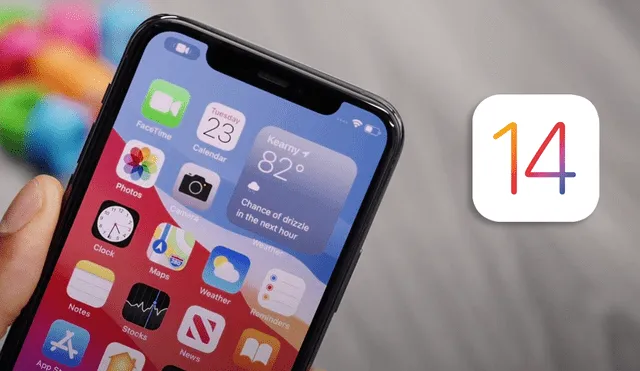 Lanzamiento oficial de iOS 14. | Foto: Composición La República