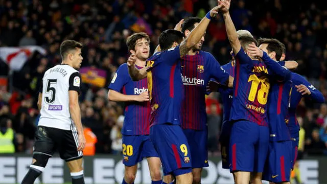 FC Barcelona derrotó 1 a 0 al Valencia por Copa del Rey