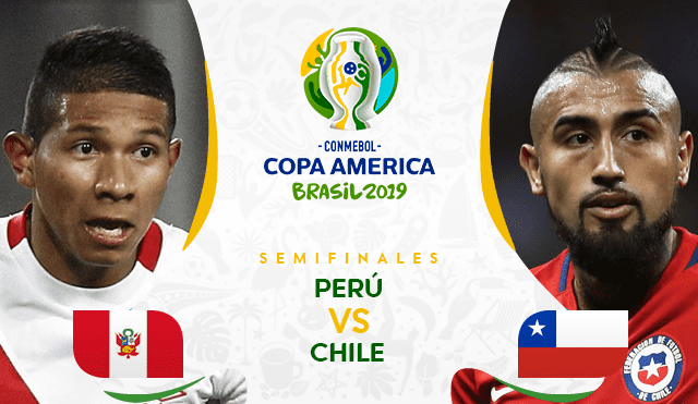 Perú vs. Chile EN VIVO HOY GRATIS por la semifinal de la Copa América 2019 vía América TV.