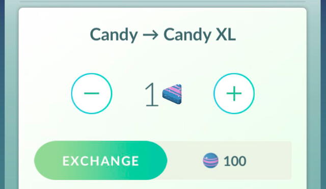 Los Caramelos XL se podrán conseguir al intercambiar 100 caramelos regulares. Foto: Twitter