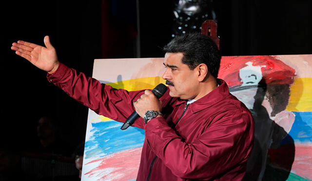 Nicolás Maduro encabezó el acto en honor a Hugo Chávez. Foto: Prensa Miraflores