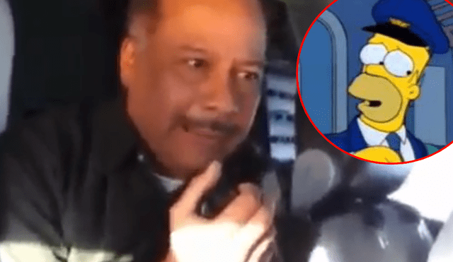 Facebook: Voz de Homero Simpson sorprende a pasajeros de avión [VIDEO]
