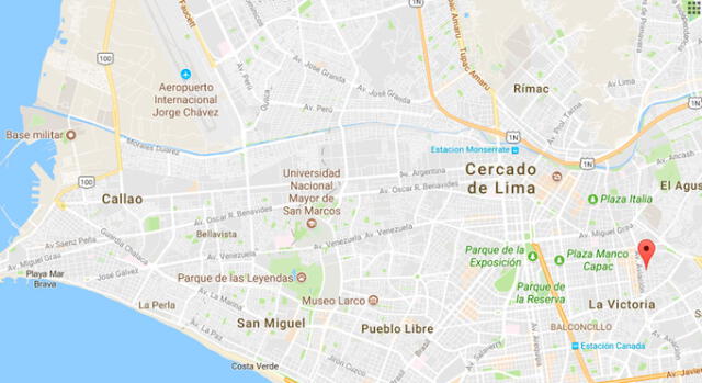 Sismo de 3.8 grados se registró esta tarde en Lima