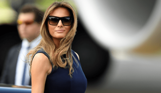 Twitter: Melania Trump es criticada por calzado que uso para visitar a damnificados [FOTOS]