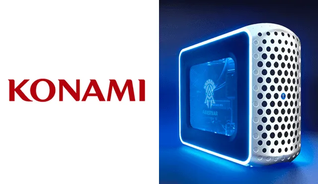 ¿Y los juegos? Konami sigue intentando por todos los frentes y ahora anuncia su nueva línea de computadoras para gaming con tres nuevos modelos con refrigeración líquida. Imagen: Konami.