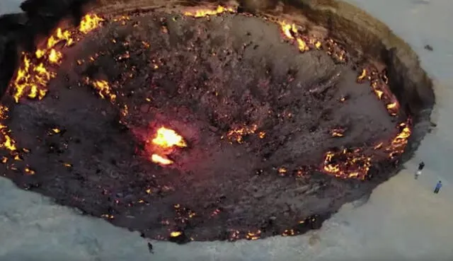 La Puerta del Infierno mide 69 metros de ancho y 30 de profundidad. Foto: Difusión.