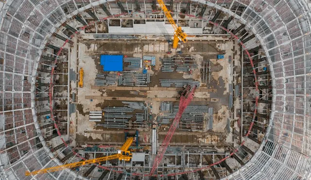 China podría construir otros dos estadios de 80. 000 plazas. Foto: AFP.