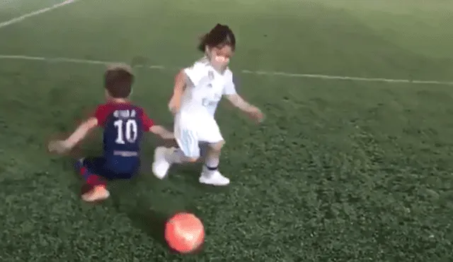 YouTube: “Niña” que fue viral jugando fútbol resultó ser un niño gimnasta [VIDEO]