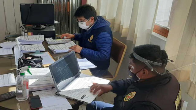 Fiscalia recabó documentación en municipalidad de Tacna.