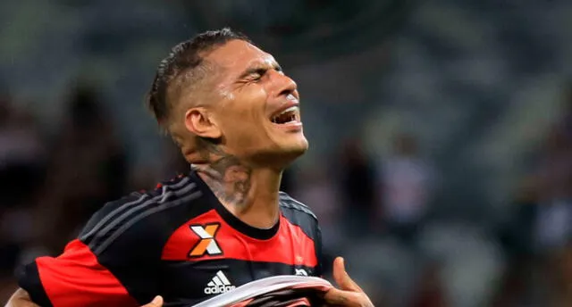 Paolo Guerrero acusó molestias y fue cambiado en el Flamengo vs. Bahía