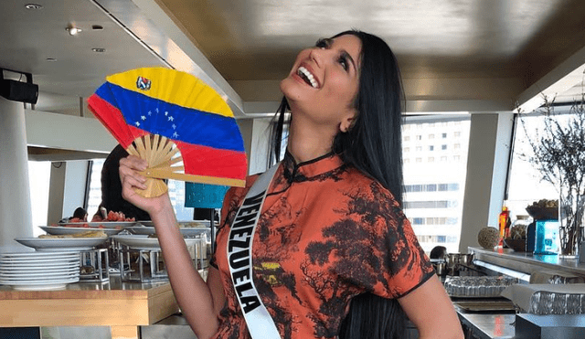 Miss Universo 2018: venezolana Sthefany Gutiérrez se resbala en pleno desfile [VIDEO]