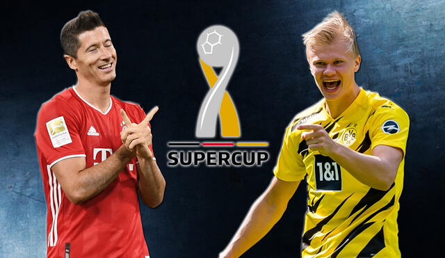 Bayern Munich y Borussia Dortmund se enfrentan en la Supercopa de Alemania. Foto: Composición