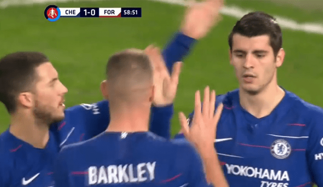 Chelsea vs Nottingham Forest: Álvaro Morata anotó doblete y no lo celebró [VIDEO]