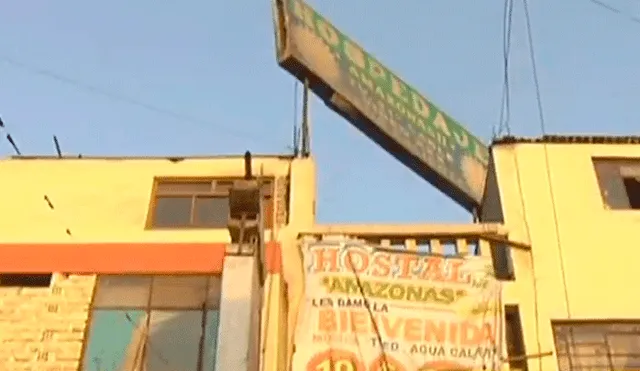 El Agustino: niña de dos años cae de ventana de hostal [VIDEO]