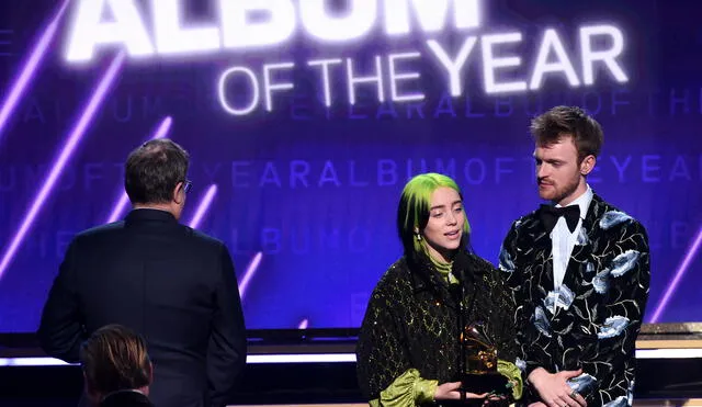 Billie Eilish se llevó el gramófono a 'Mejor Álbum del Año'