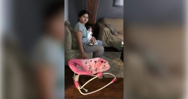 Facebook: cuidaba a su hija, pero un detalle la volvió viral [VIDEO]
