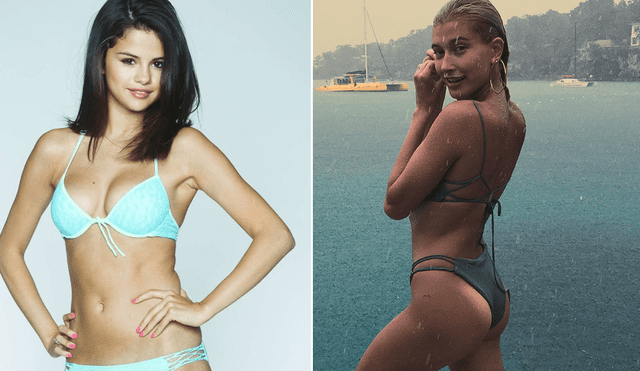 Selena Gomez y Hailey Baldwin en versus de sexys bikinis por el amor de Justin Bieber
