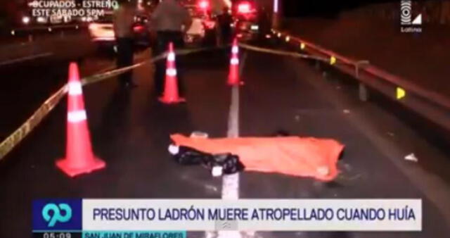 Presunto ladrón muere arrollado por un bus cuando huía tras robar un celular en San Juan de Miraflores
