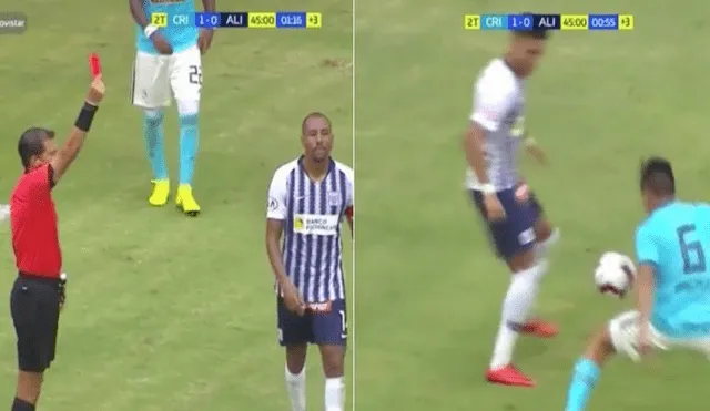 Sporting Cristal vs Alianza Lima: Expulsión de Ramírez por reclamar una mano no cobrada [VIDEO]