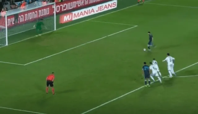 A los 91' del partido, Messi decretó el 2-2 final del duelo entre argentinos y uruguayos. Foto: captura de video.