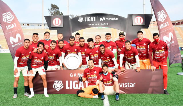 Universitario  de Deportes es el ganador del Torneo Apertura 2020. Foto: Liga 1