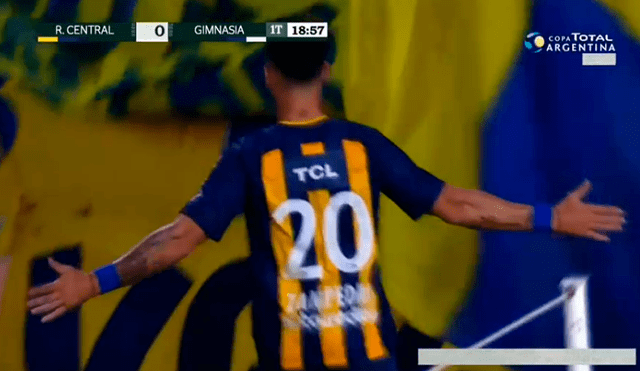 Rosario Central vs Gimnasia: Zampedri puso el 1-0 en el área chica [VIDEO]