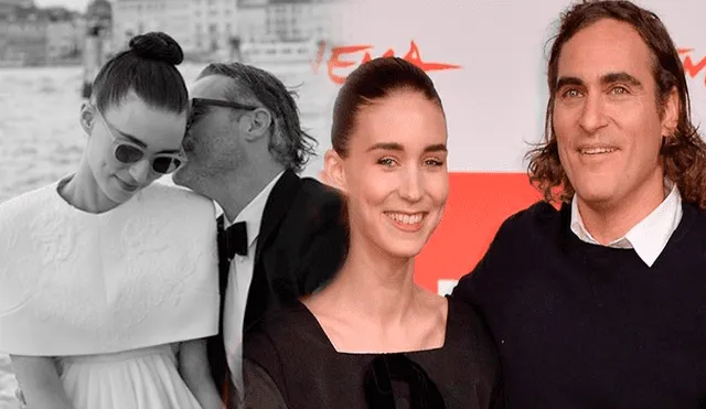 La historia de amor de Joaquin Phoenix y Rooney Mara, cómo se conocieron los actores que esperan a su primer hijo