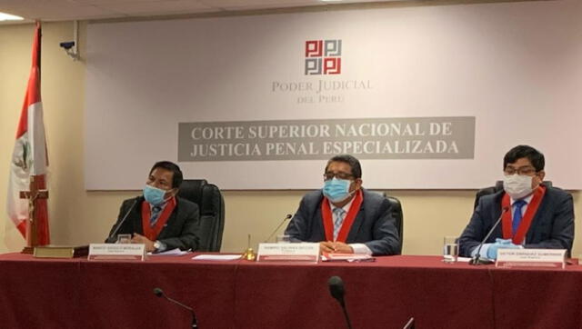 Magistrados de la Sala Penal Anticorrupción .