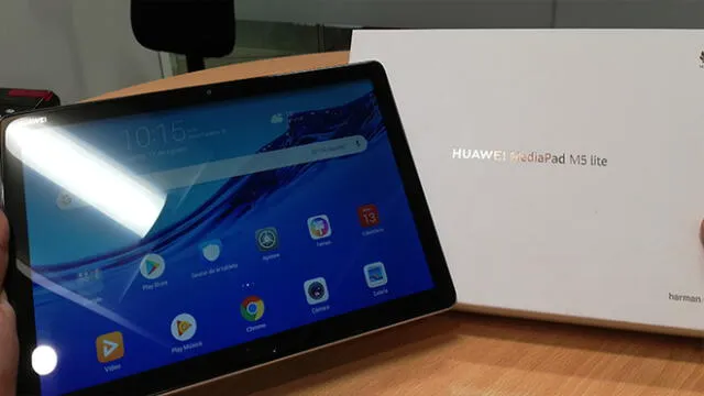 Huawei Media Pad M5 Lite: mira el unboxing de la nueva tablet con cuatro parlantes estéreo