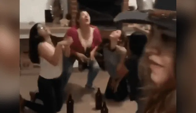 YouTube viral: Chicas toman en exceso y realizan una peculiar escena que causa burlas [VIDEO]