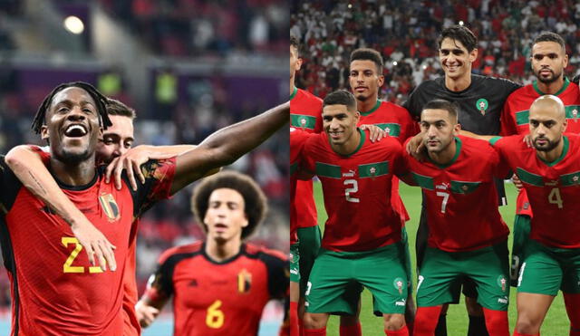 Bélgica y Marruecos comparten el grupo F del Mundial Qatar 2022 con Croacia y Canadá. Foto: composición LR/AFP