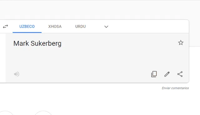 Google Translate: insólito resultado se revela al escribir Mark Zuckerberg en el traductor [FOTOS]