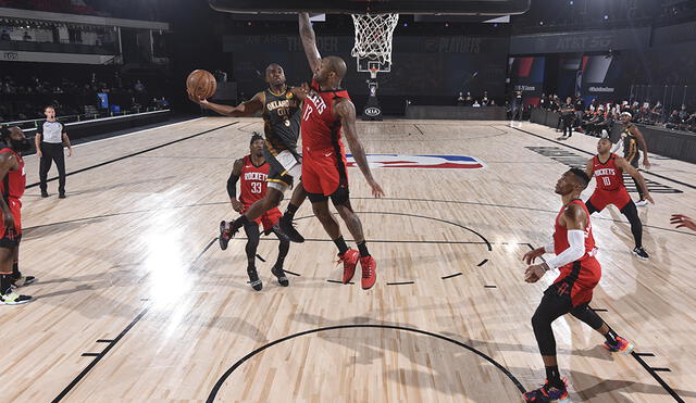 Houston Rockets vs Oklahoma City Thunder por el Game 7 de los Playoffs de la NBA. Foto: AFP