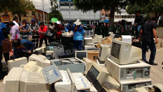 Huancayo: campaña de recolección de residuos de aparatos eléctricos y electrónicos