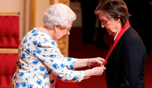 Paul McCartney fue nombrado Acompañante de Honor de Isabel II