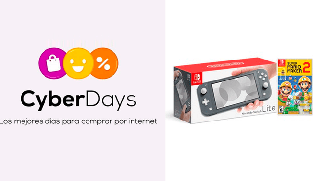 Nintendo Switch Lite alcanza precios increíbles en Perú por los Cyber Days.