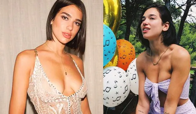 Dua Lipa celebró su cumpleaños con vestido de transparencias en Instagram