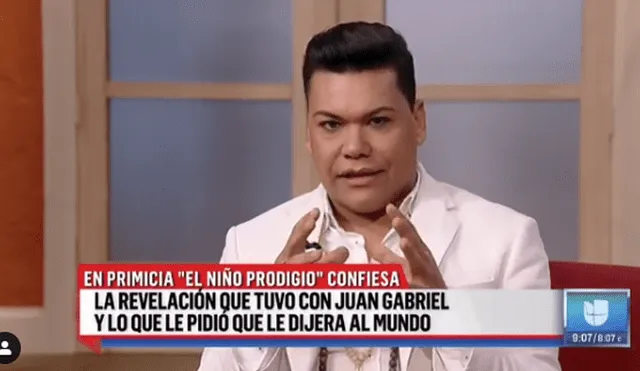 Hijo no reconocido de Juan Gabriel cuenta la inquietante revelación que le hizo el cantante [VIDEO]